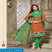 angel print cotton printed suits